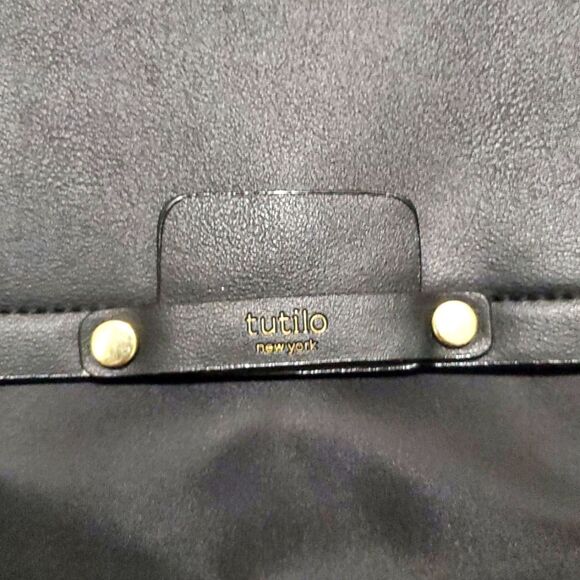 Tutilo New York The Lexy Collection Black Nylon Laptop Tablet Backpack - Picture 2 of 12